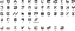 Visitor alphabet (V2000)