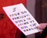 V writing
